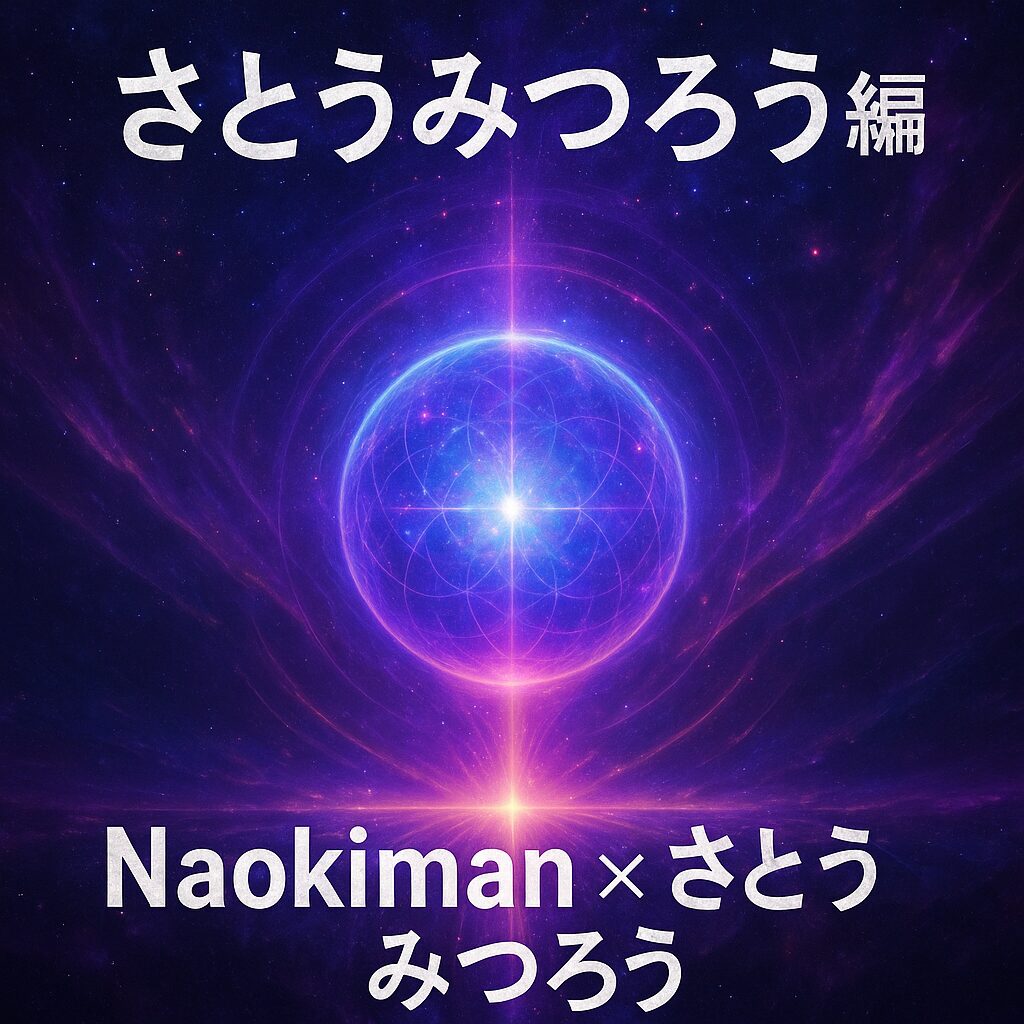 さとうみつろう編という文字の背景に地球の形をしたシューマン共振のイメージ画像
